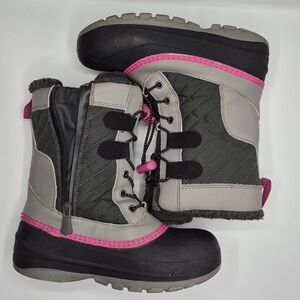 Target Kids Snow Boots - Gray and Pink